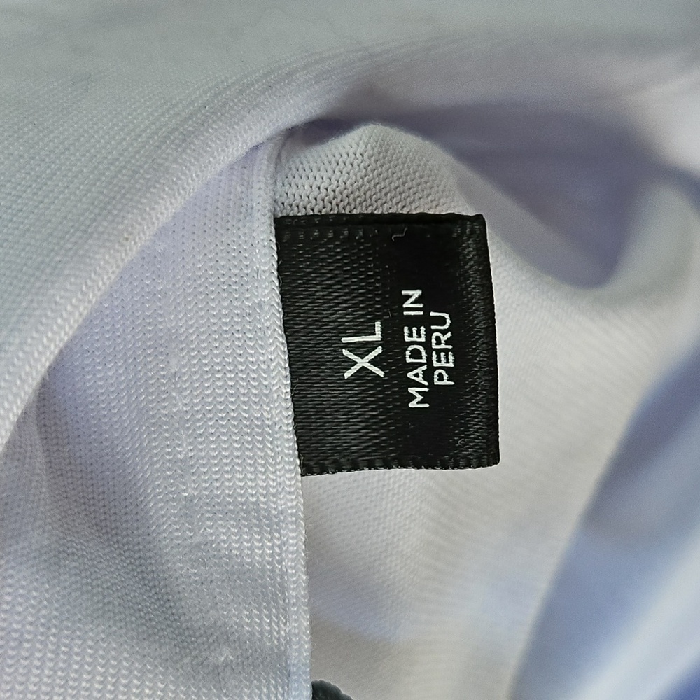 Travis Mathew Tropical Golf Polo Shirt Size XL White Cotton Blend Spanish Oaks - Picture 9 of 9